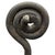 Pair of Hand-Wrought Iron Serpent Andirons, Early 20th Century For Sale - Image 12 of 15