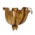 1920s Italian Mid-Century Gilt Metal Floral Wall Sconce For Sale - Image 5 of 9