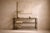 Industrial Mesco Wire Glass & Iron Shelf / Console Table For Sale - Image 11 of 11