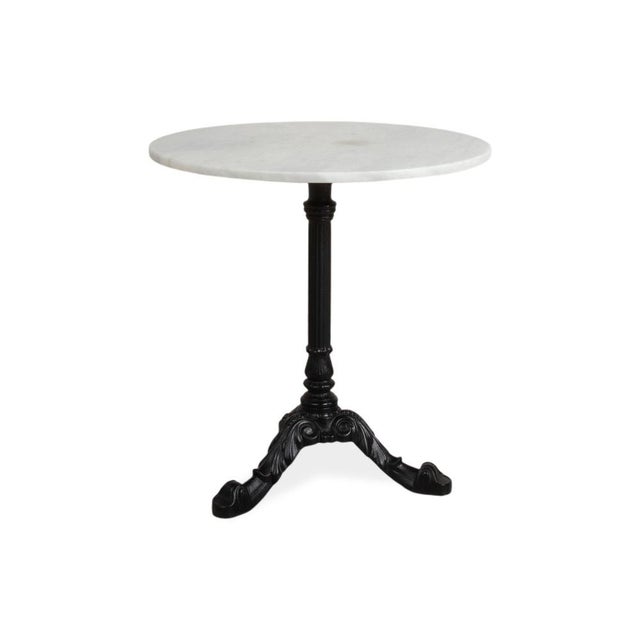 Cream Art Nouveau Marble and Cast Iron Coffee Table from Thonet For Sale - Image 8 of 9