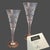 Pair Waterford Crystal Millennium Toasting Champagne Flutes PROSPERITY Sheaves Brand: Waterford Type: Toasting Flutes...