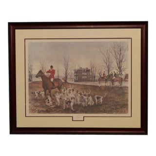 Thomas Williams 'A Good Pack' Limited Edition Signed Fox Hunt Print For Sale