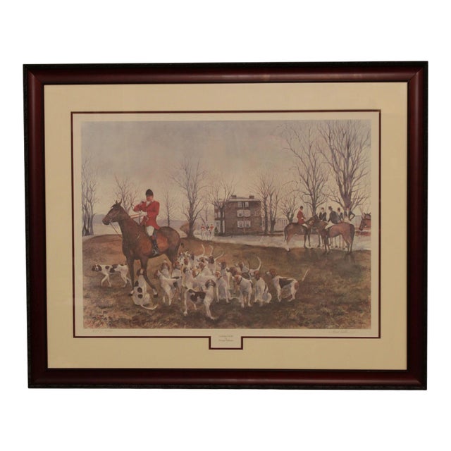 Thomas Williams 'A Good Pack' Limited Edition Signed Fox Hunt Print For Sale