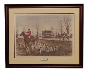 Thomas Williams 'A Good Pack' Limited Edition Signed Fox Hunt Print