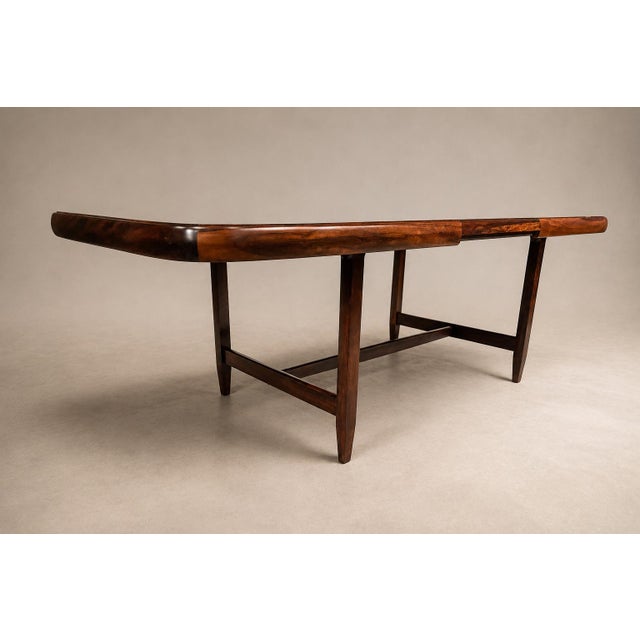 Brazilian Mid-Century Modern Extendable Dining Table in Rosewood, Loher, 1960s For Sale - Image 12 of 18