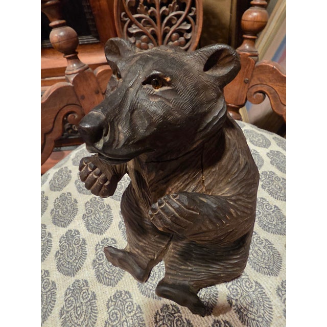 Black Forest Bear Inkwell For Sale - Image 10 of 13