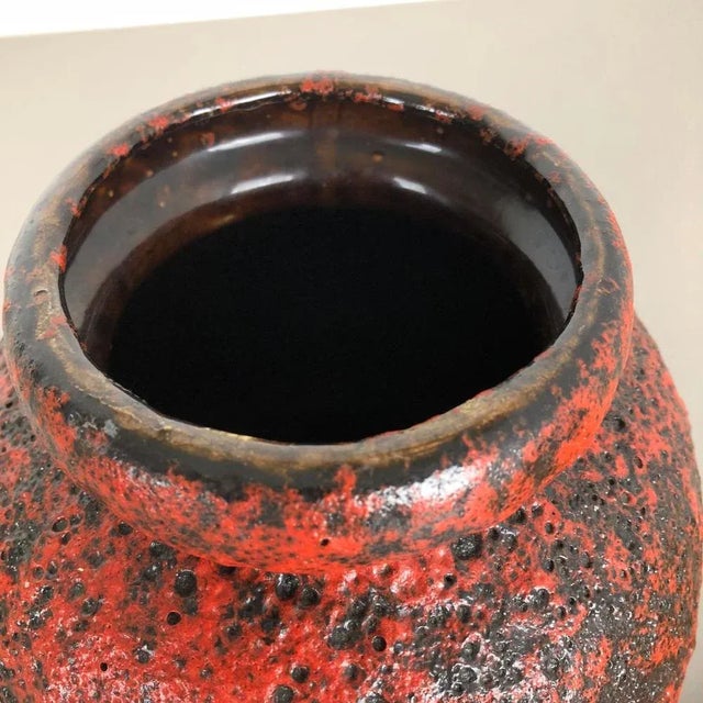 Multi-Colored Fat Lava Ceramic Vases from Scheurich, Germany, 1970s, Set of 3 For Sale - Image 15 of 18