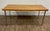 Mid-Century Modern Vintage Danish Scandinavian Style MCM Dining Table Desk Console For Sale - Image 3 of 14