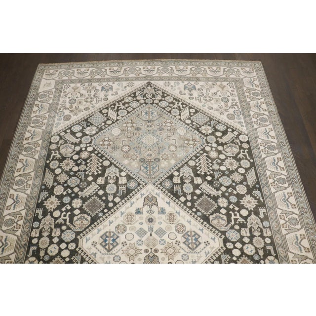 Persian Vintage Persian Geometric Rug no. j5207 For Sale - Image 3 of 10