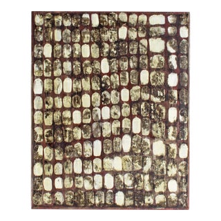 1997 “Catacombs” Mixed Media on Wood Panel Painting by Deanna Lee For Sale