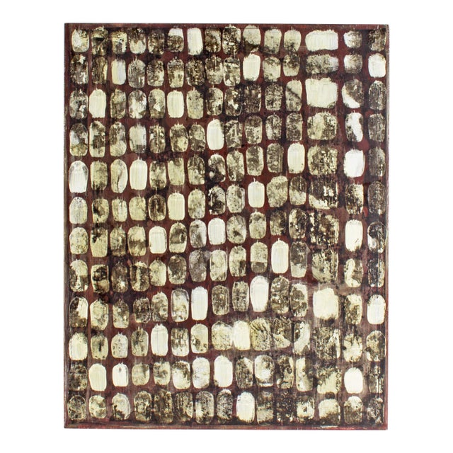 1997 “Catacombs” Mixed Media on Wood Panel Painting by Deanna Lee For Sale