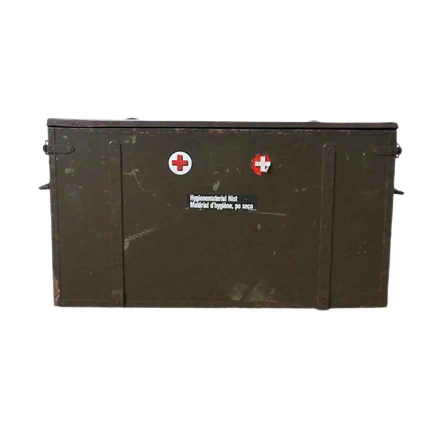 Baule Military German World War II Emergency Trunk | Chairish