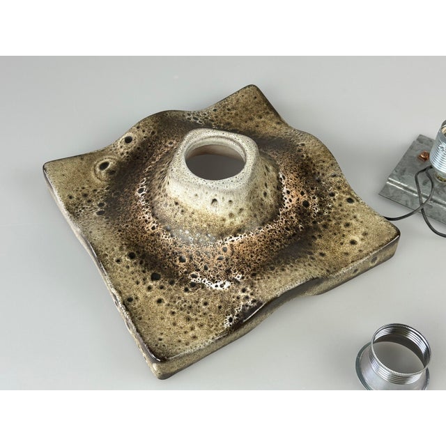 1960s/1970s Ceramic Wall Lamp, Mid-Century Wall Sconce, Space Age Design Object: Wall Lamp Manufacturer: Unknown...