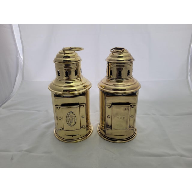 Port and Starboard boat Lanterns by Perko For Sale - Image 12 of 12
