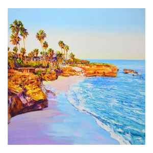 "San Diego Beach (California)" Original Painting
