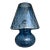 Blue Murano Style Glass With "Ballotton" Lamp For Sale