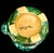 1960s Green Speckled Ginger Jar For Sale - Image 10 of 10