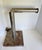 Metal 1960s Industrial Modernist Patinated Brushed Steel Adjustable Desk Task Lamp For Sale - Image 7 of 16