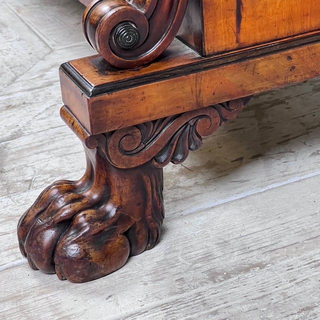 Regency Mahogany and Brass Inlaid Chiffonier Bookcase, 1820s For Sale - Image 9 of 11