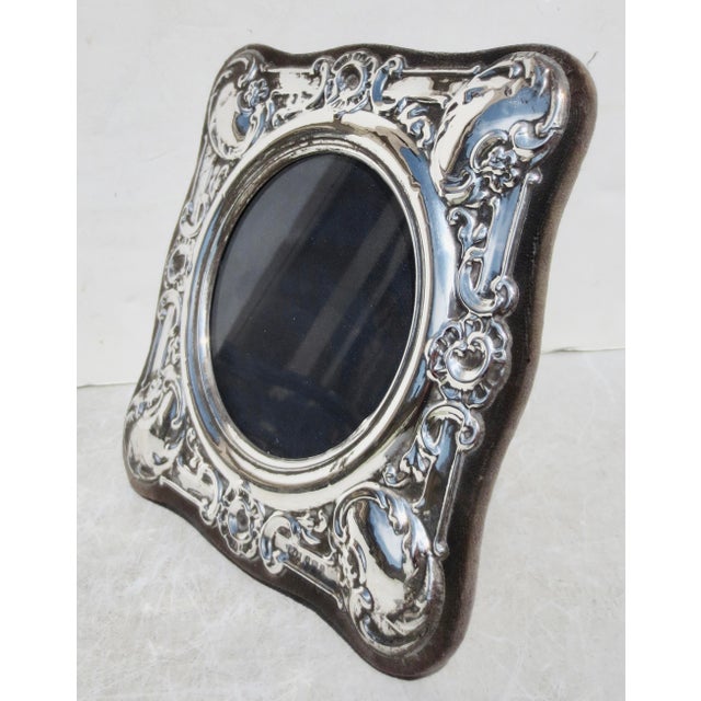 Sterling Silver Edwardian Style Photo Frame. For Sale In New York - Image 6 of 8