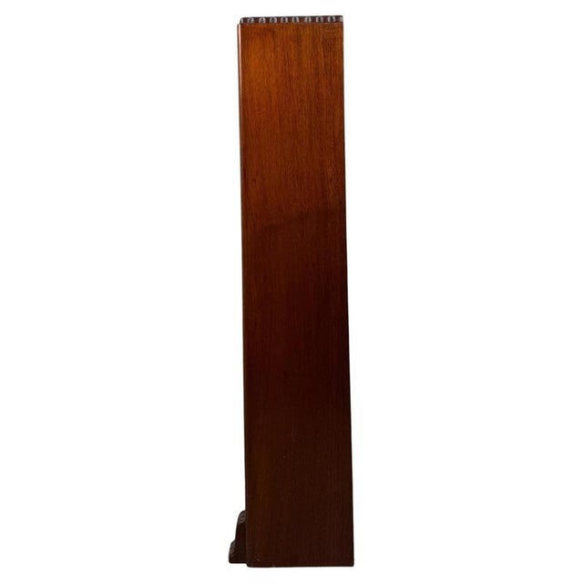 Antique Narrow Mahogany Bookcase, 1900s For Sale - Image 10 of 11