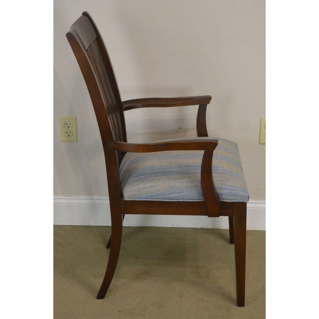 Ethan Allen Impressions Set 6 Cherry Dining Chairs Chairish