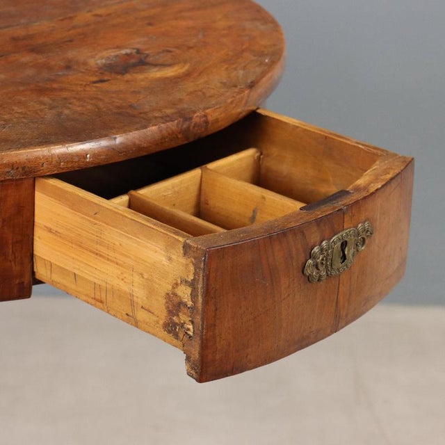 Center Table in Walnut For Sale - Image 3 of 10