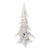 Vintage Lead Crystal Clear Glass Christmas Tree Made in Japan 11" X 7" For Sale