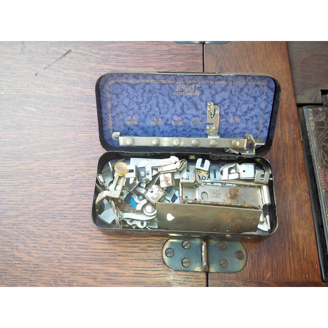 Antique 1896 Elgin Sewing Machine Chairish