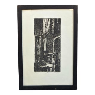 Rare Jean-Michel Atlan French Litho Print - La Foi Le 14/20 For Sale