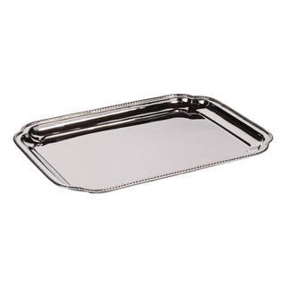 Andrea Polished Brass Tray, Large For Sale