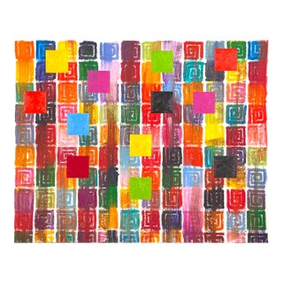 Contemporary Abstract Oil on Canvas "Generation" by Dana Gordon For Sale
