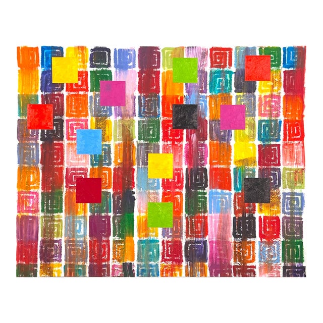 Contemporary Abstract Oil on Canvas "Generation" by Dana Gordon For Sale