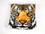 2020s Tiger Silk Velvet Ikat Pillow Cover, Handwoven Luxury Cushion, Boho Home Decor, Unique Throw Pillow, Uzbek Textile For Sale - Image 5 of 9