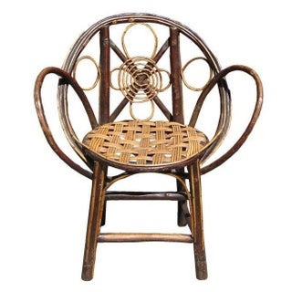 1940s English Bent Twig Chair For Sale