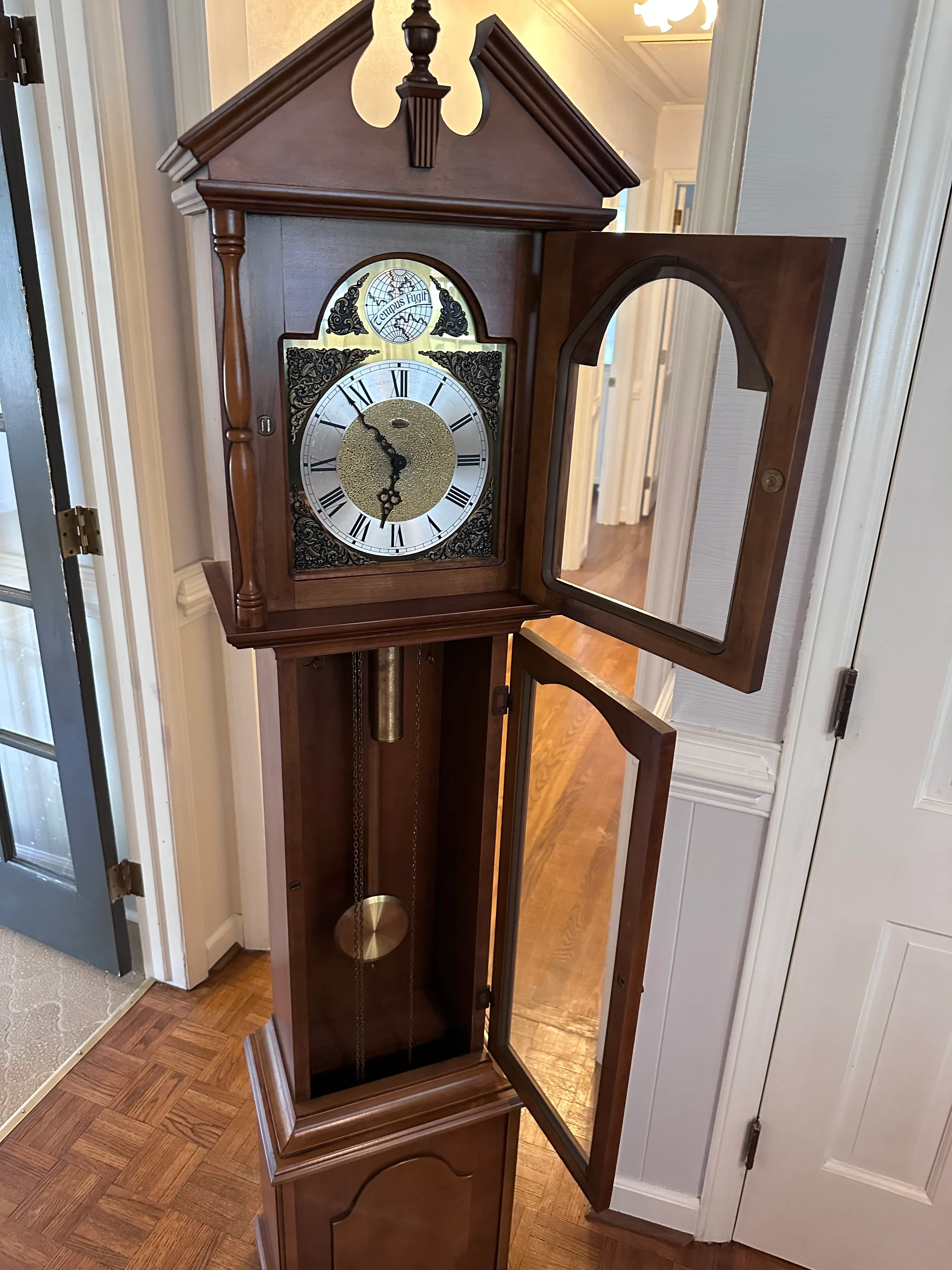 ヴィンテージ　Tempus Fugit 　グランドファザークロック Tempus Fugit grandfather clock | eBay
