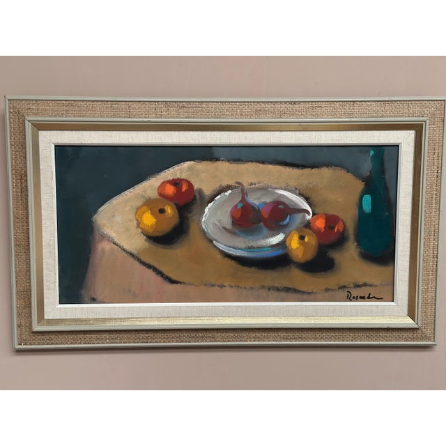 Kurt Rosander, Still Life, 1960s, Oil on Canvas For Sale - Image 8 of 17