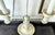 Mid Century Toleware Double Shade Lamp For Sale - Image 4 of 9