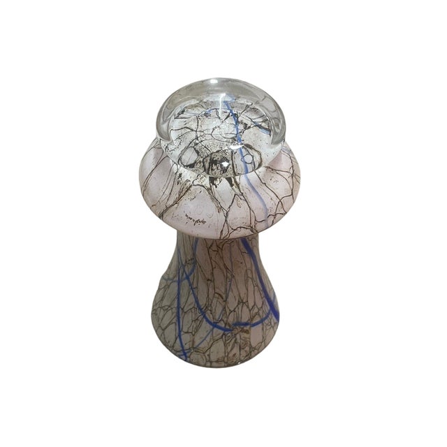 A substantial piece of mid-century studio glass, this flared vase features a complex cased construction. The exterior is...