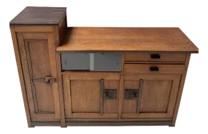 Vintage Art Deco Credenza, 1920s
