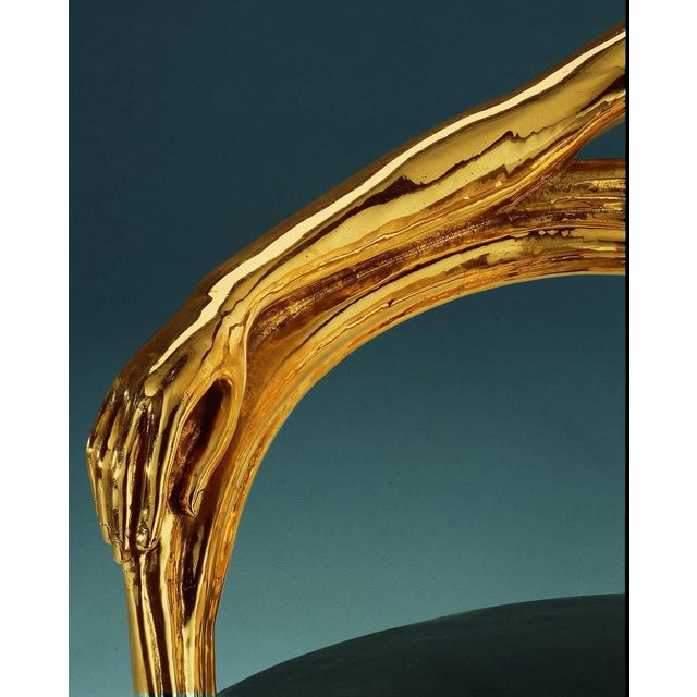 Leda armchair designed by dali manufactured by bd. Structure in polished cast brass varnish. Measures: 47 x 60 x 92 h. Cm...