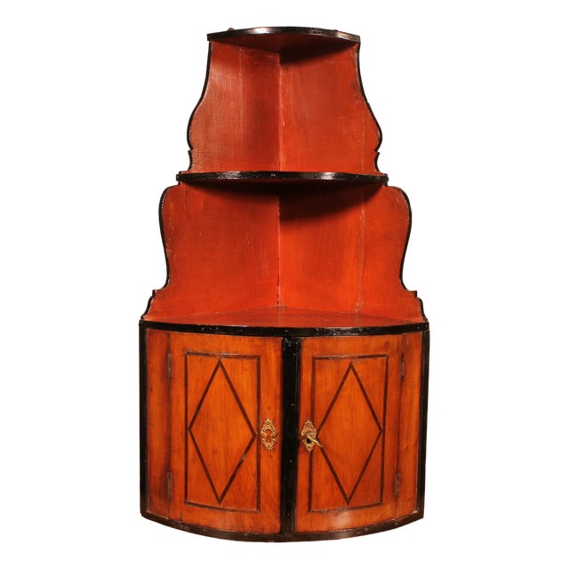 Small 18th Century Corner Cabinet For Sale