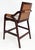 2020s Interlude Home "Delray" Counter Stool With Rattan, Mahogany in Chestnut Finish For Sale - Image 5 of 13