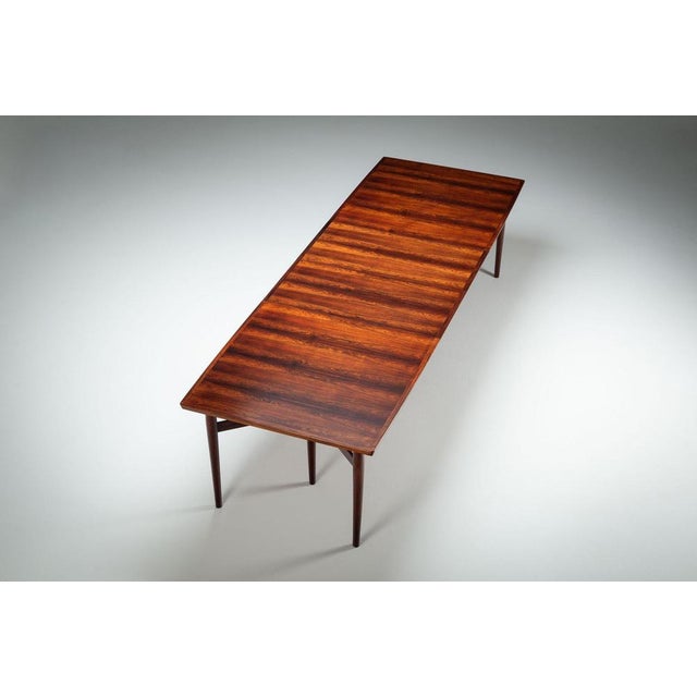 1960s Large Model 201 Dining Table in Rosewood by Arne Vodder for Sibast, Denmark, 1960s For Sale - Image 5 of 14