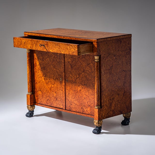 Pair of Charles X Sideboards, Bird's-Eye Maple, France, Circa 1830 For Sale In New York - Image 6 of 14