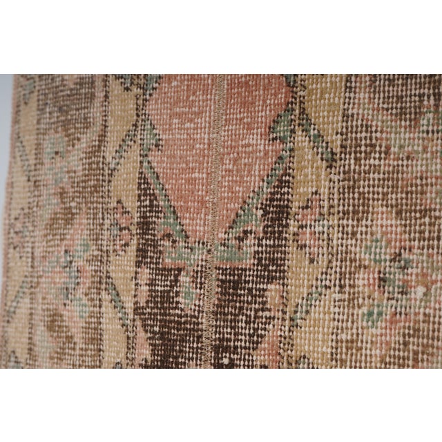 Textile 1960s Distressed Extra Long Turkish Runner Rug - Stair Rug 1'8'' X 24'' For Sale - Image 7 of 10