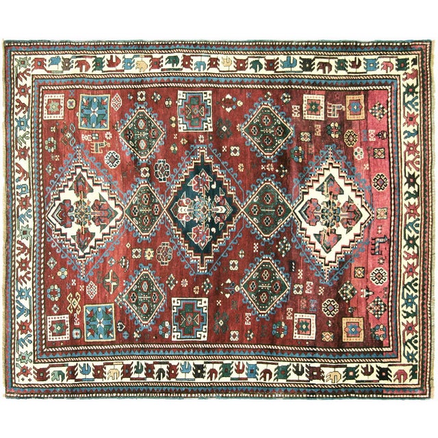 19th Century Caucasian Karabagh Rug For Sale - Image 4 of 4