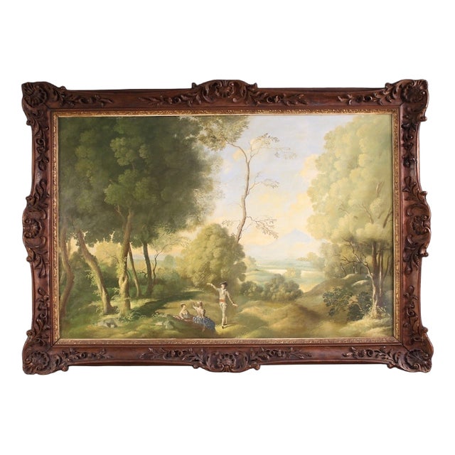 Italian Artist, Landscape, 1950, Oil on Masonite For Sale