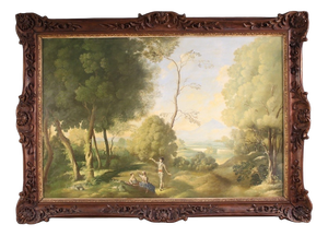 Italian Artist, Landscape, 1950, Oil on Masonite