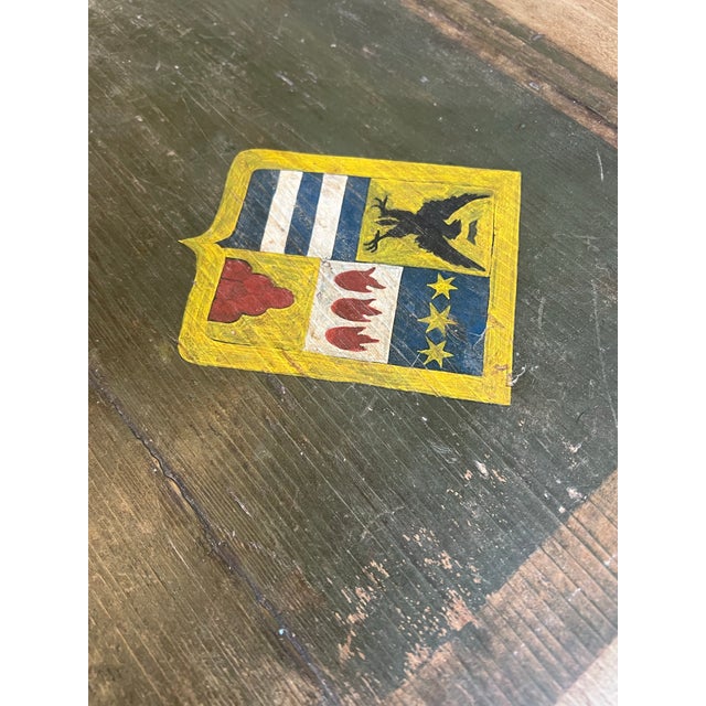 18th Century Italian Dining Table With Coat of Arm Accents For Sale - Image 11 of 12